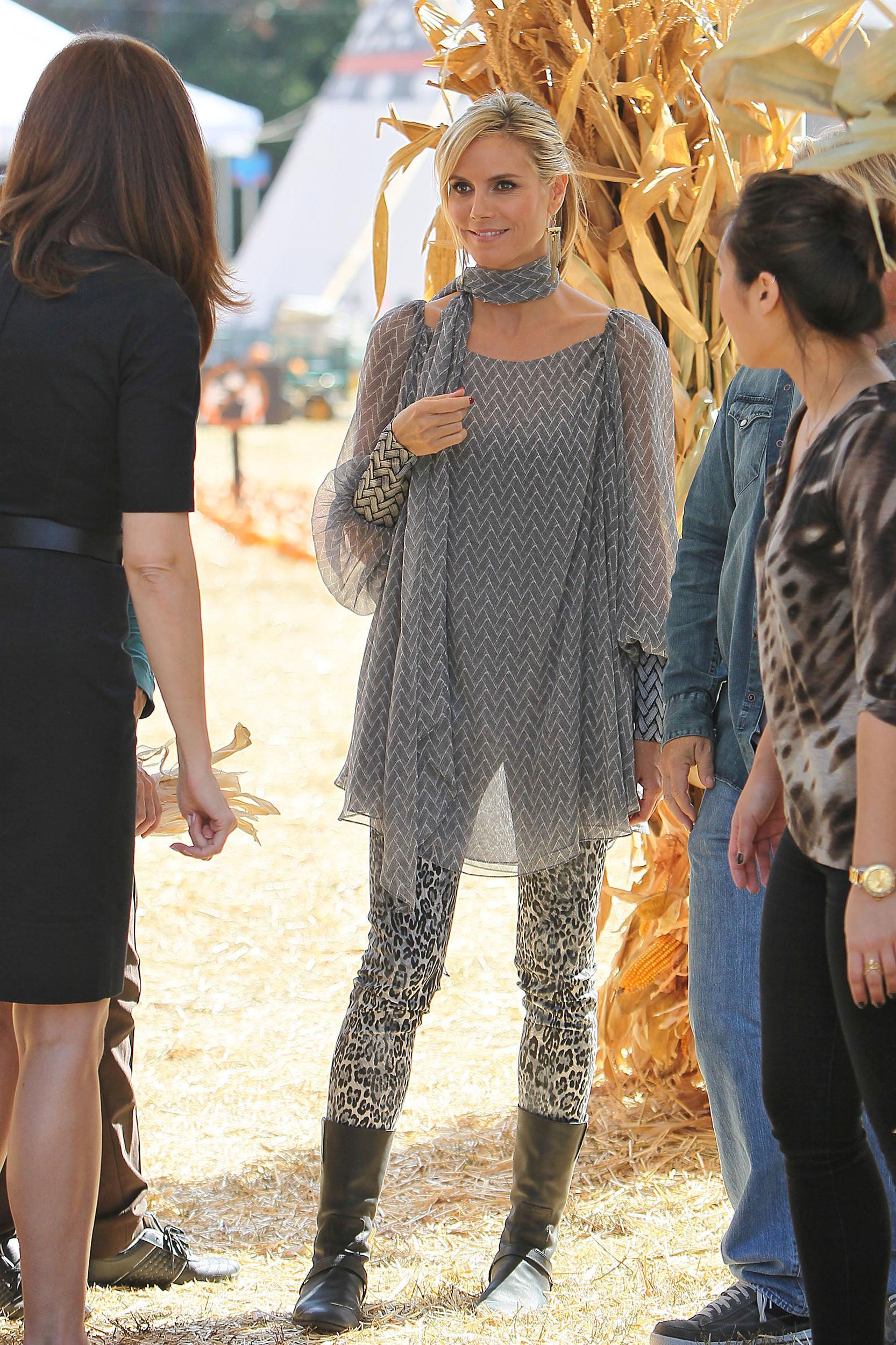 Heidi Klum at Mr Bones Pumpkin Patch in West Hollywood | Picture 100729